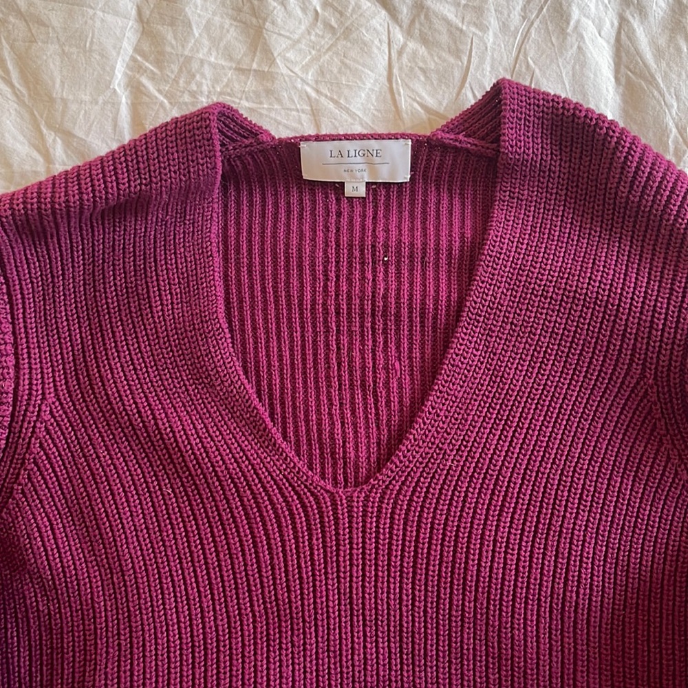 La Ligne Magenta Sweater